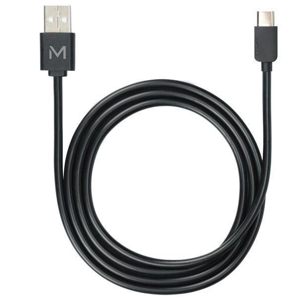 Mobilis - Cavo USB - USB-C (M) a USB (M) - USB 2.0 - 1 m - nero