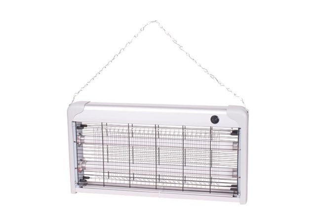 NATALUNA MOSCA KILLER ALLUMINIO 30W 220V 50X6.5X26CM CAVO 1MT PRESA A 2 POLI - …