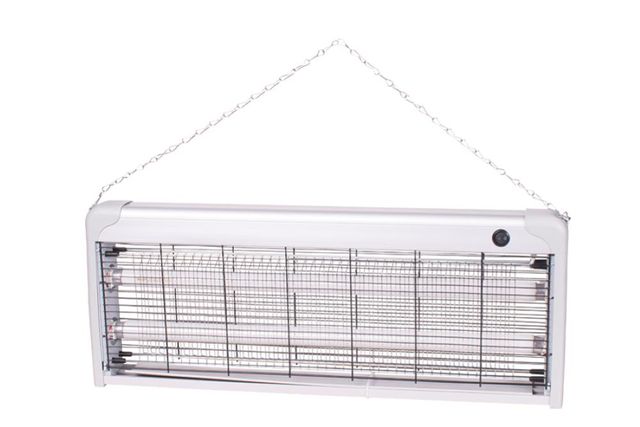 NATALUNA MOSCA KILLER ALLUMINIO 40W 220V 65X6.5X26CM CAVO 1MT PRESA A 2 POLI - …