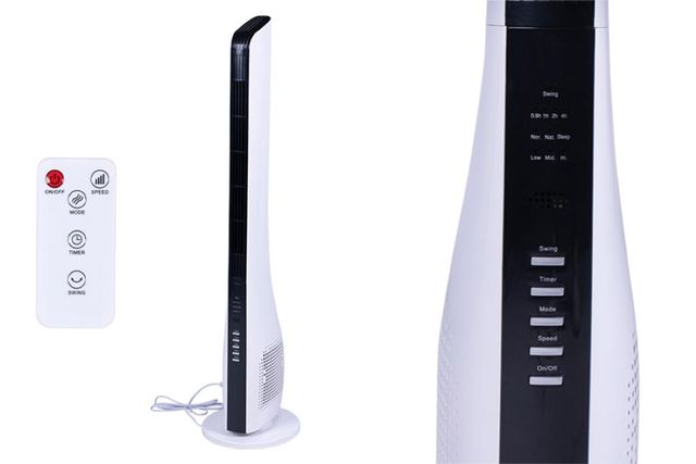 NATALUNA VENTILATORE A TORRE CON TELEC.+TIMER 40W PD30 3 VELOCITA' - 12H TIMER …