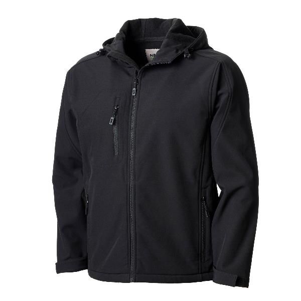 NERI SAFETY GIUBBINO SOFTSHELL BASILEA NERO S