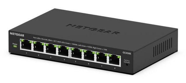 NETGEAR 300 Series SOHO Plus GS308E - Switch - L3 Lite - intelligente - 8 x 10/…