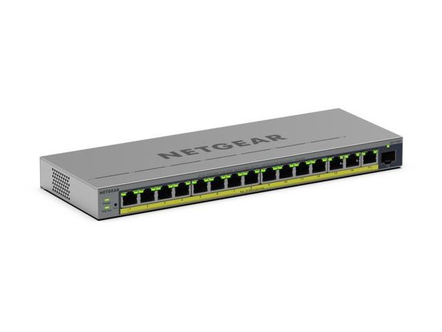 NETGEAR GS116EP Gestito L2/L3 Gigabit Ethernet (10/100/1000) Supporto Power ove…