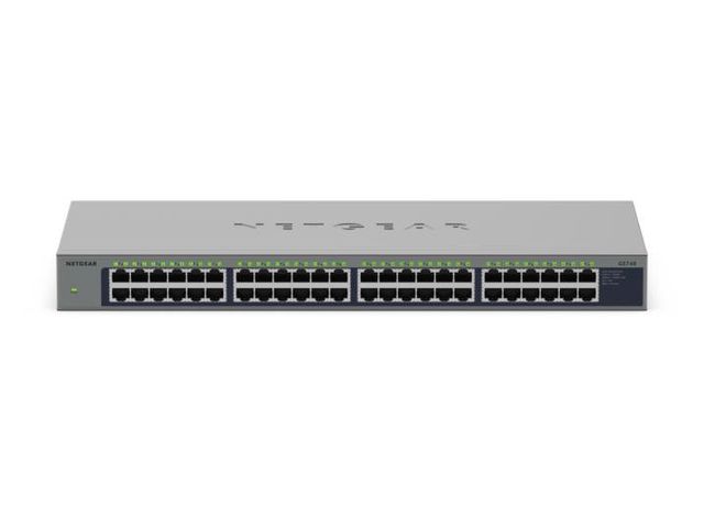 NETGEAR GS748 Non gestito Gigabit Ethernet (10/100/1000) Grigio