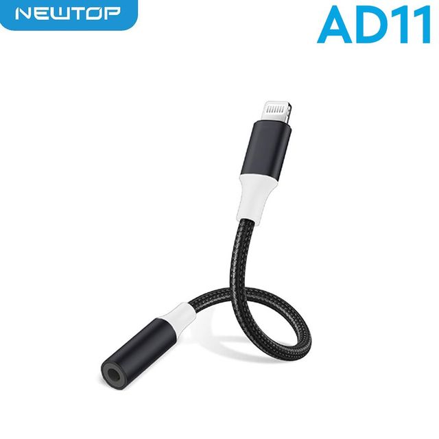 NEWTOP AD11 ADATTATORE DA LIGHTNING/AUX 3.5F SOLO AUDIO