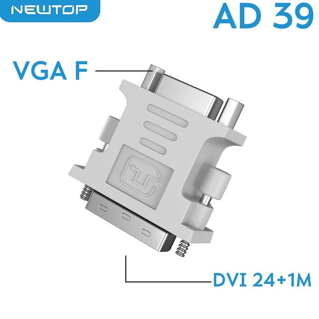 NEWTOP AD39 ADATTATORE DVI(24+1) M/VGA F
