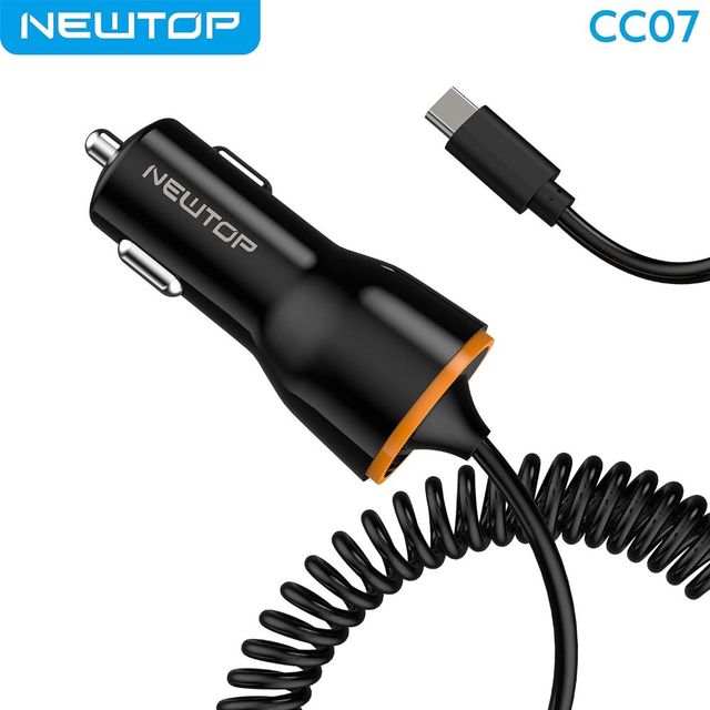 NEWTOP CC07 CAR FAST CHARGER CON CAVO MICRO USB