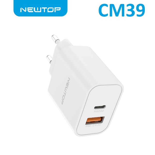NEWTOP CM39 CARICATORE 25W QC3.0 + PD