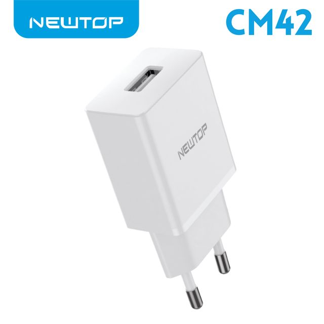 NEWTOP CM42 CARICATORE DA MURO 1USB 5V-1A