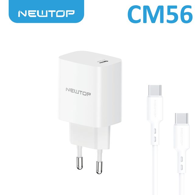 NEWTOP CM56 CARICATORE PD 20W CON CAVO TYPE-C/TYPE-C