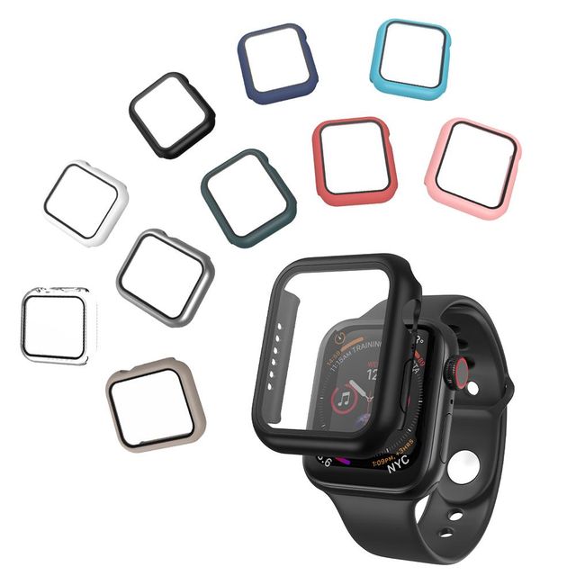 NEWTOP COVER CON VETRO APPLE WATCH