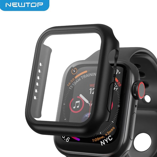 NEWTOP COVER CON VETRO APPLE WATCH 10 2024 42MM