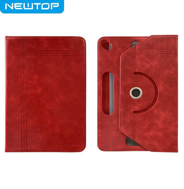 NEWTOP COVER TABLET UNIVERSALE IN PELLE PU RUOTABILE 360° ELASTICO 10" 16:9