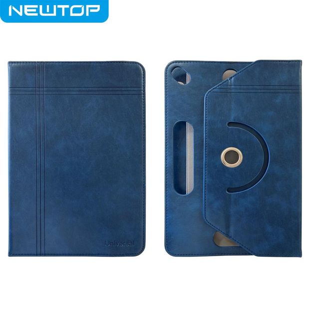 NEWTOP COVER TABLET UNIVERSALE IN PELLE PU RUOTABILE 360° ELASTICO 10" 16:9