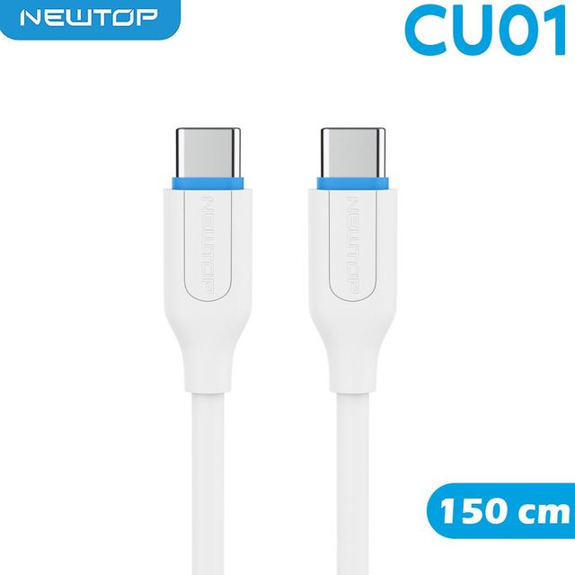 NEWTOP CU01 CAVO 150CM TYPE-C/TYPE-C MAX 20V/3A