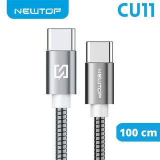 NEWTOP CU11 STEEL CAVO 100CM TYPE-C/TYPE-C