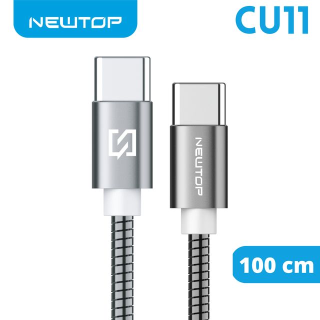 NEWTOP CU11 STEEL CAVO 100CM TYPE-C/TYPE-C