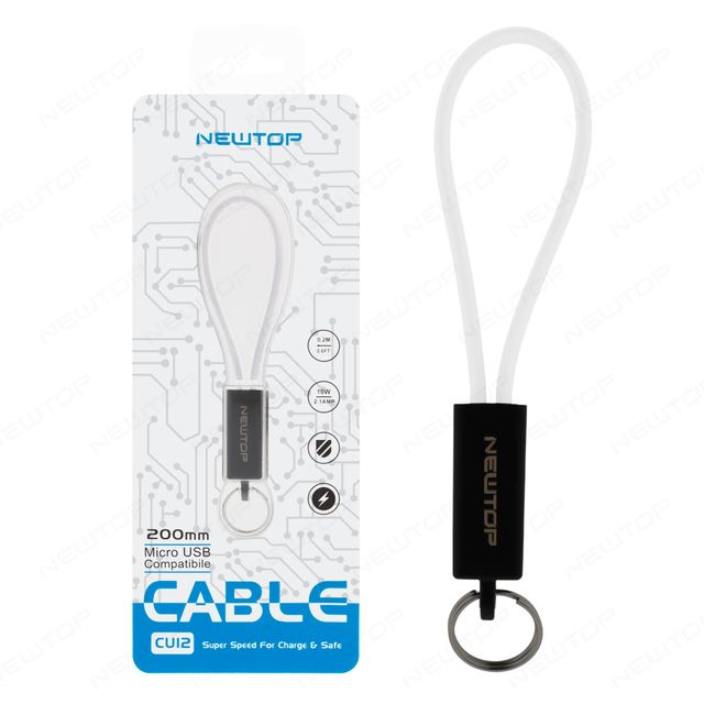 NEWTOP CU12 PORTACHIAVI CAVO USB/MICRO USB