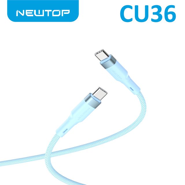 NEWTOP CU36 NYLON CAVO TYPE-C/TYPE-C 100CM