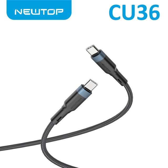NEWTOP CU36 NYLON CAVO TYPE-C/TYPE-C 100CM