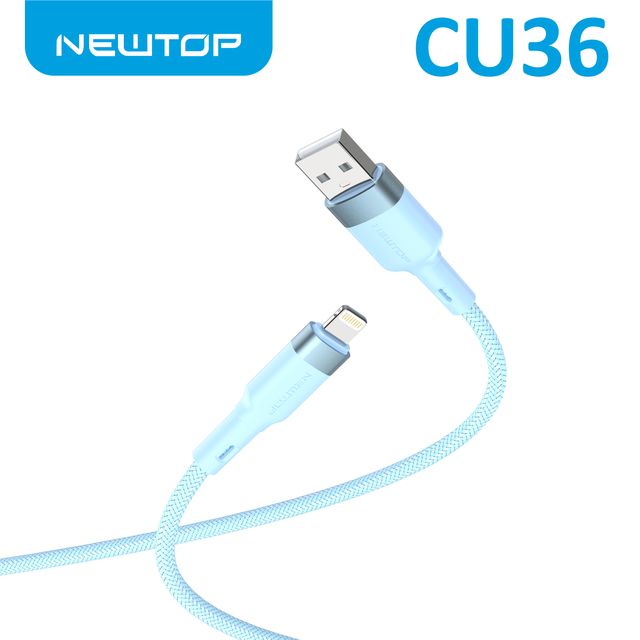 NEWTOP CU36 NYLON CAVO USB/LIGHTNING 100CM