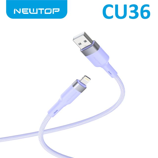 NEWTOP CU36 NYLON CAVO USB/LIGHTNING 100CM