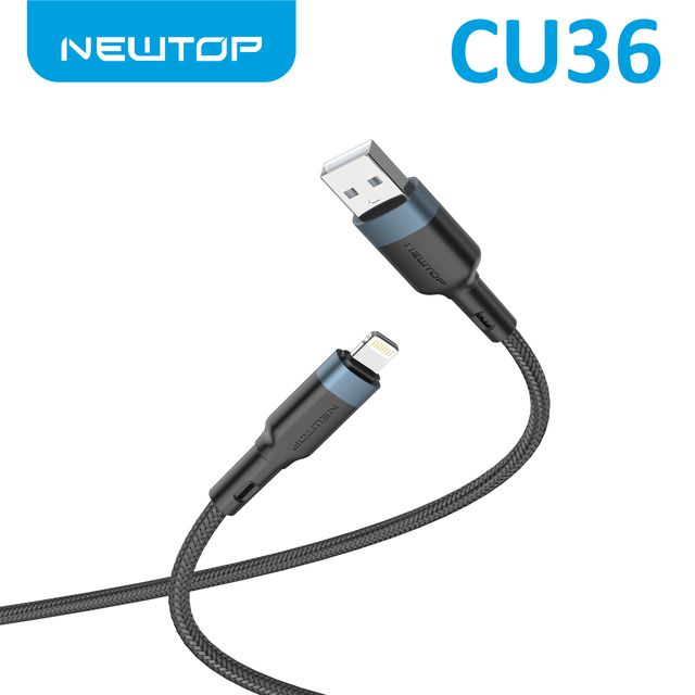 NEWTOP CU36 NYLON CAVO USB/LIGHTNING 100CM
