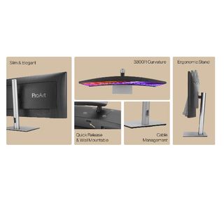 ASUS ProArt PA34VCNV - Monitor a LED - curvato - 34.1" - 3440 x 1440 UWQHD @ 60…