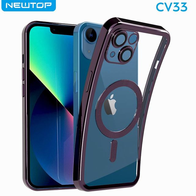 NEWTOP CV33 COVER CROMO RINGS APPLE IPHONE 16 PRO MAX