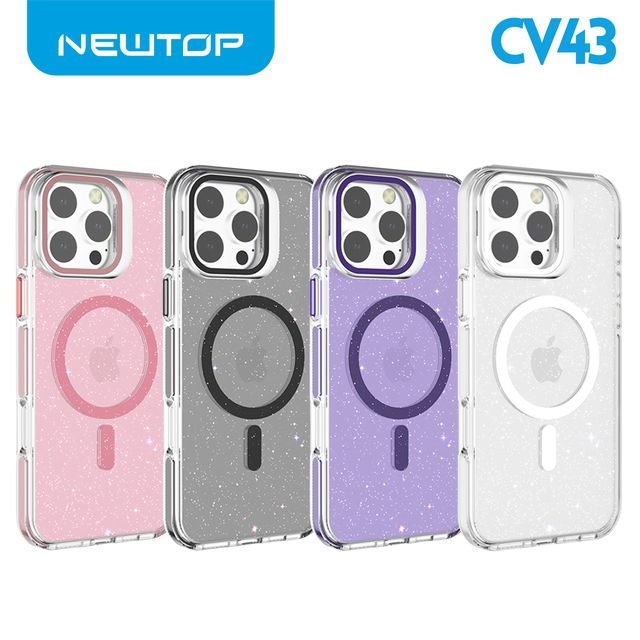NEWTOP CV43 COVER MODA - 09 SUPPORTO CON GLITTER APPLE