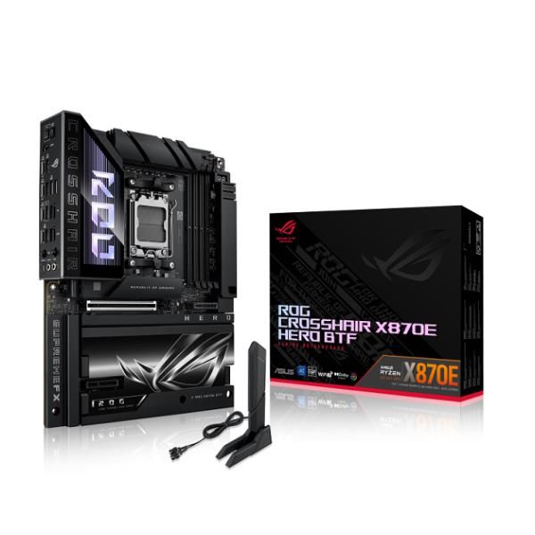 ASUS ROG CROSSHAIR X870E HERO BTF, AMD, Socket AM5, AMD Ryzen 7000 Series, AMD …
