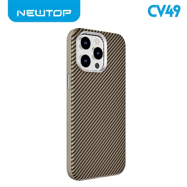 NEWTOP CV49 A RIGHE IN FIBRA DI CARBONIO PER APPLE IPHONE 15