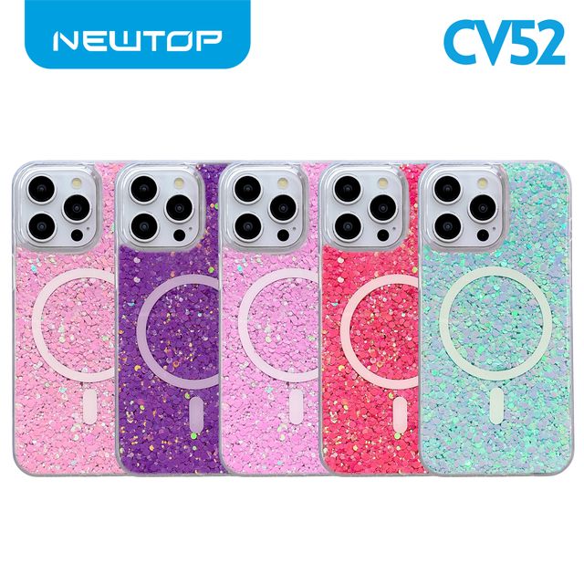 NEWTOP CV52 MAGIC GLITTER CASE PER APPLE