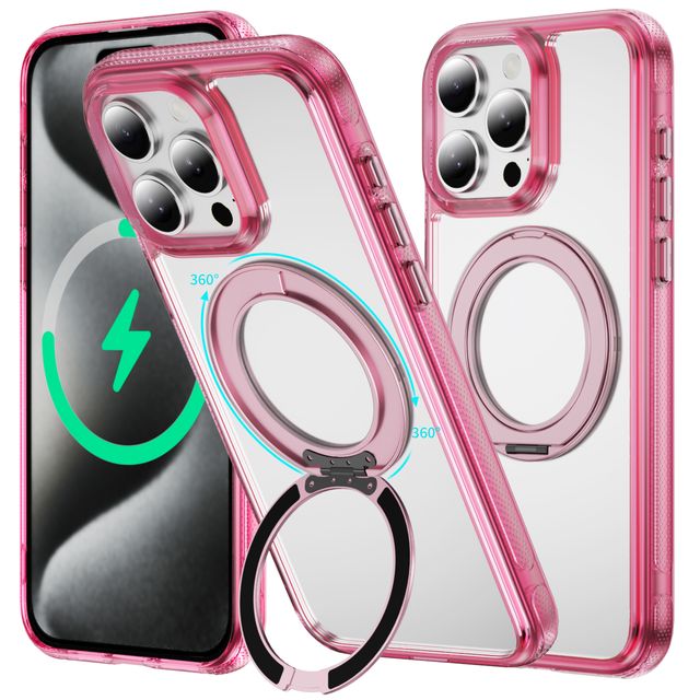 NEWTOP CV74 COVER ROTATING RING APPLE IPHONE 15 PRO MAX