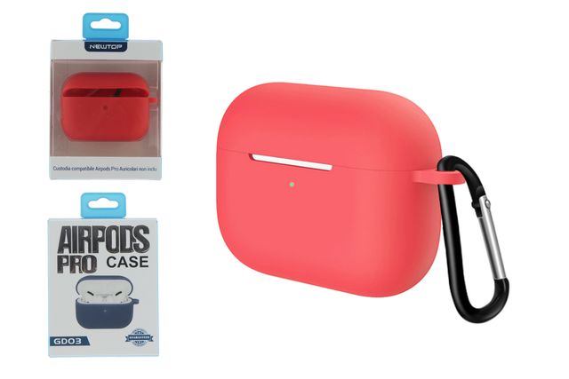 NEWTOP GD03 CUSTODIA AIRPODS PRO ROSSO