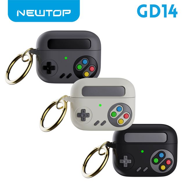 NEWTOP GD14 HANDHELD GAME CONSOLE DESIGN CUSTODIA AIRPODS