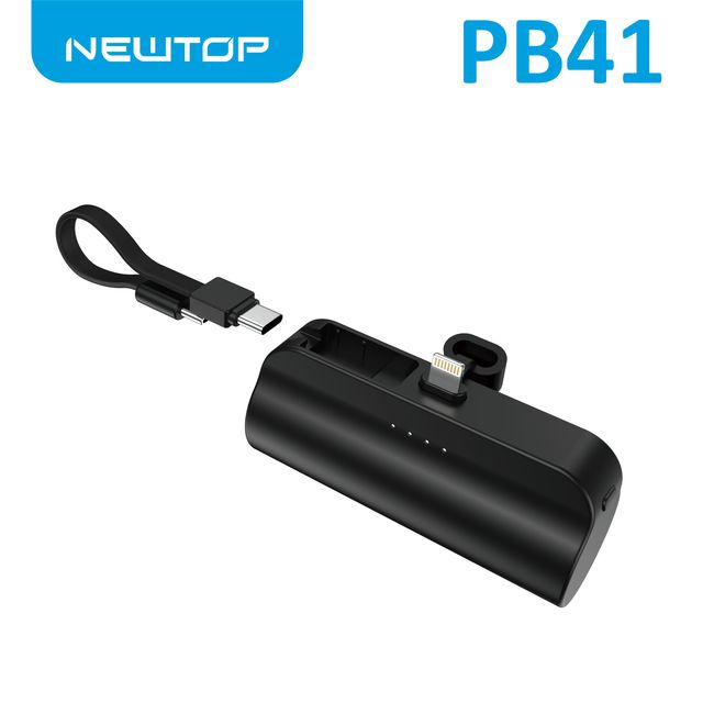 NEWTOP PB41 MINI POWER BANK 5000MAH FOR IPHONE NERO
