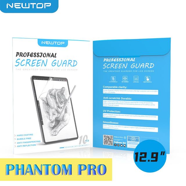 NEWTOP PELLICOLE PER PHANTOM PRO TABLET ULTRAHD 13" 240MM*340MM