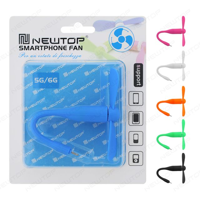 NEWTOP SMARTPHONE FAN MINI VENTILATORE PORTATILE LIGHTNING IPHONE IPAD