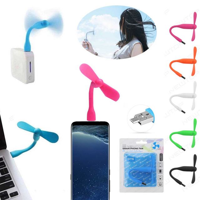 NEWTOP SMARTPHONE FAN USB + MICRO