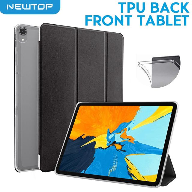 NEWTOP TPU BACK FRONT APPLE IPAD 12.9" 2019 - 2020 - 2021 - 2022