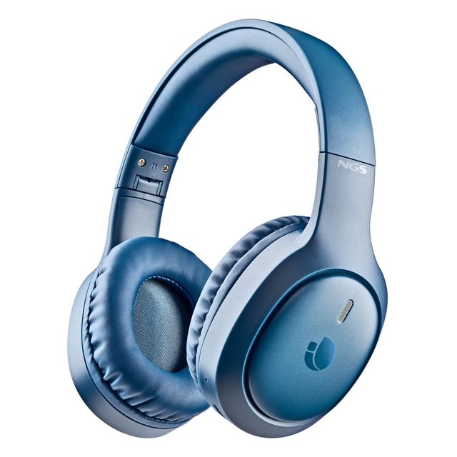 NGS Cuffie Bluetooth +Mic Artica Tempest Pieghevoli Blue