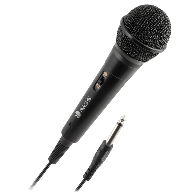 NGS Microfono Vocale Wired Singer Fire Cavo 3m Nero - <p>Microfono con cavo</p>…