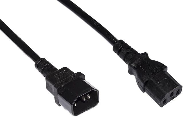 NILOX CAVO ALIMENTAZIONE IEC IEC C14 MASCHIO - IEC C13 FEMMINA 3 MT NERO
