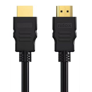 NILOX CAVO HDMI 1.4 CON ETHERNET 4K 30Hz 19 PIN CONTATTI DORATI MASCHIO/MASCHIO…