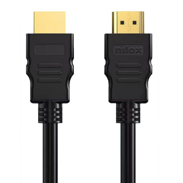 NILOX CAVO HDMI 1.4 CON ETHERNET 4K 30Hz 19 PIN CONTATTI DORATI MASCHIO/MASCHIO…