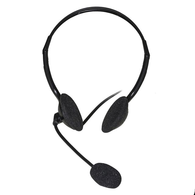 NILOX CUFFIA STEREO CON MICROFONO PER PC JACK 3.5mm NERO