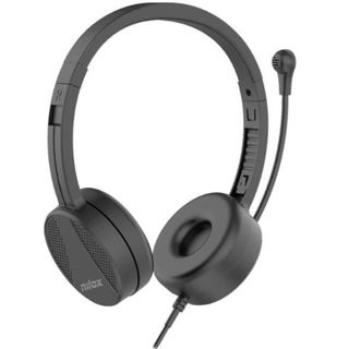 NILOX TECH - Cuffia USB con microfono rotante e controllo volume