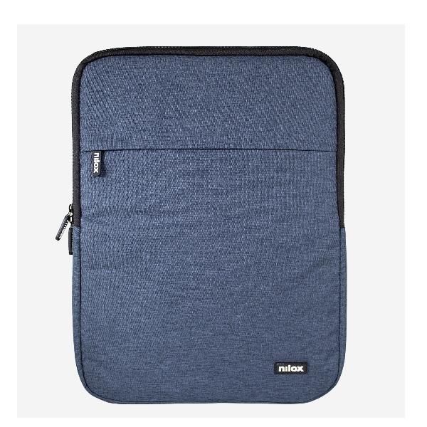 NILOX TECH BORSA A FONTINA PER NOTEBOOK DA 13.3" IN POLIESTERE 2 SCOMPARTI BLU