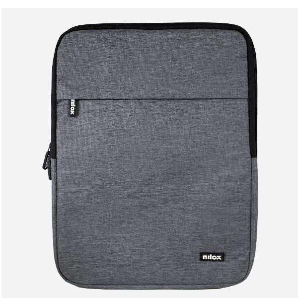 NILOX TECH BORSA A FONTINA PER NOTEBOOK DA 14.1" IN POLIESTERE 2 SCOMPARTI GRIG…